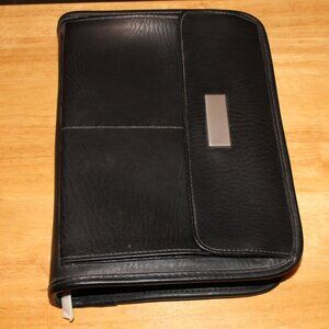 Black Leather Look Bible Cover